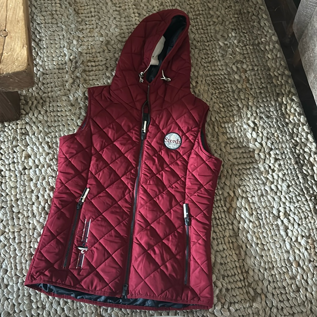 Steeds Riding Wear Horse Equestrian Riding Puffer Quilted Vest Zipper